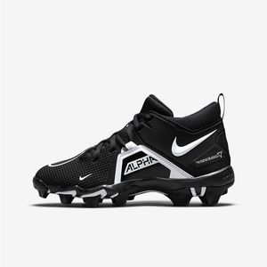 Nike Boys Football Cleats, size 1.5Y, worn for five pre-K flag football games